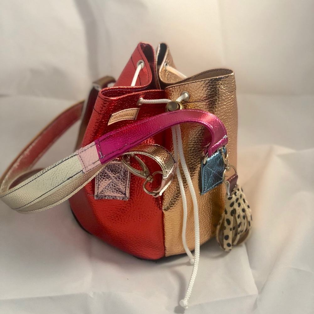 Handmade mini bucket bags